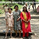 Womens wearing Salwar-suite