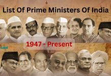 Comprehensive List of Prime Ministers of India (1947 – Present) List of Prime Ministers of India (1947 - Present)