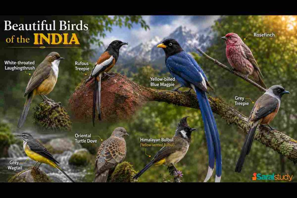 types of indian birds