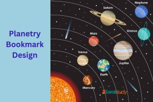 Planetary Bookmark with a Special Message