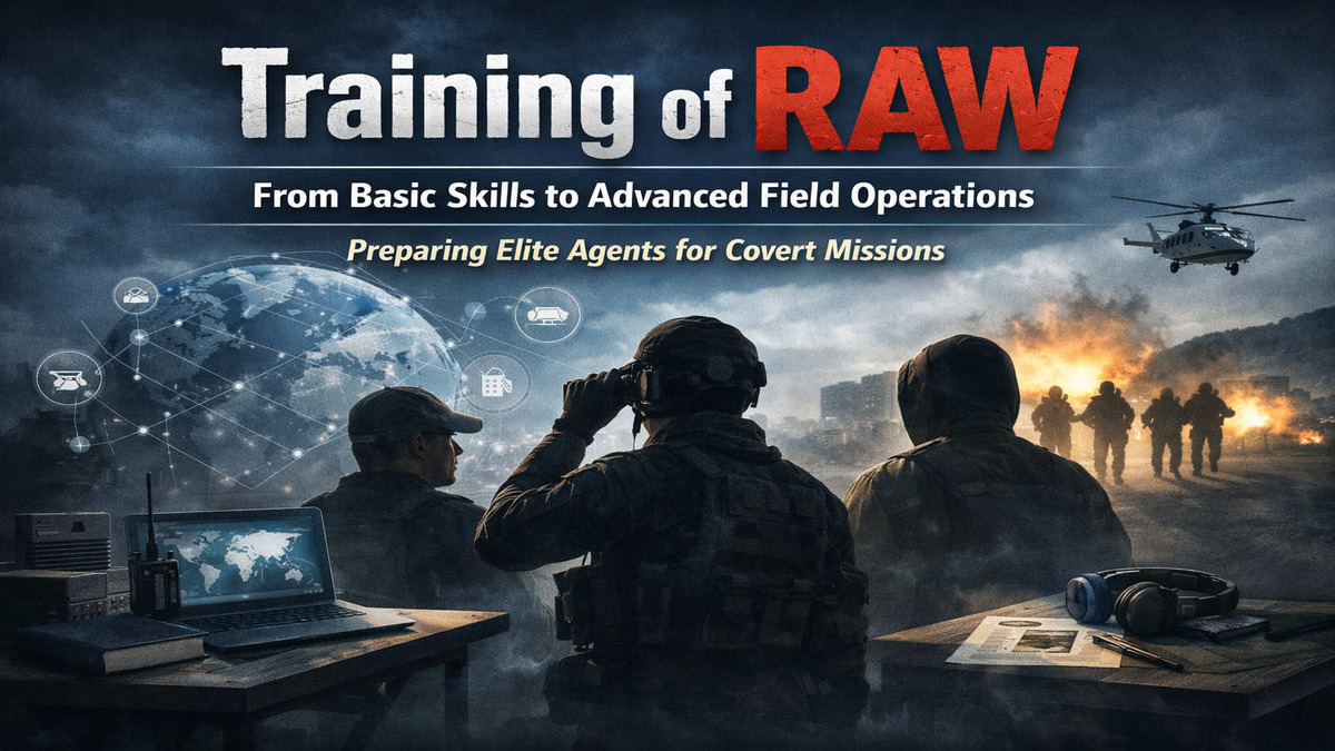 RAW: Research & Analysis Wing of India Training of Raw
