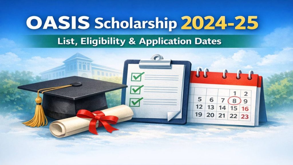 Oasis Scholrship Status