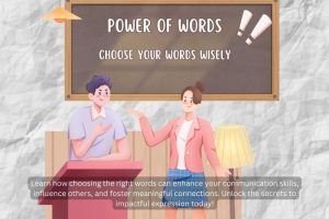 Power Of Words: Choose Your Words Wisely