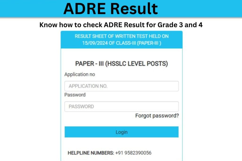 ADRE Results