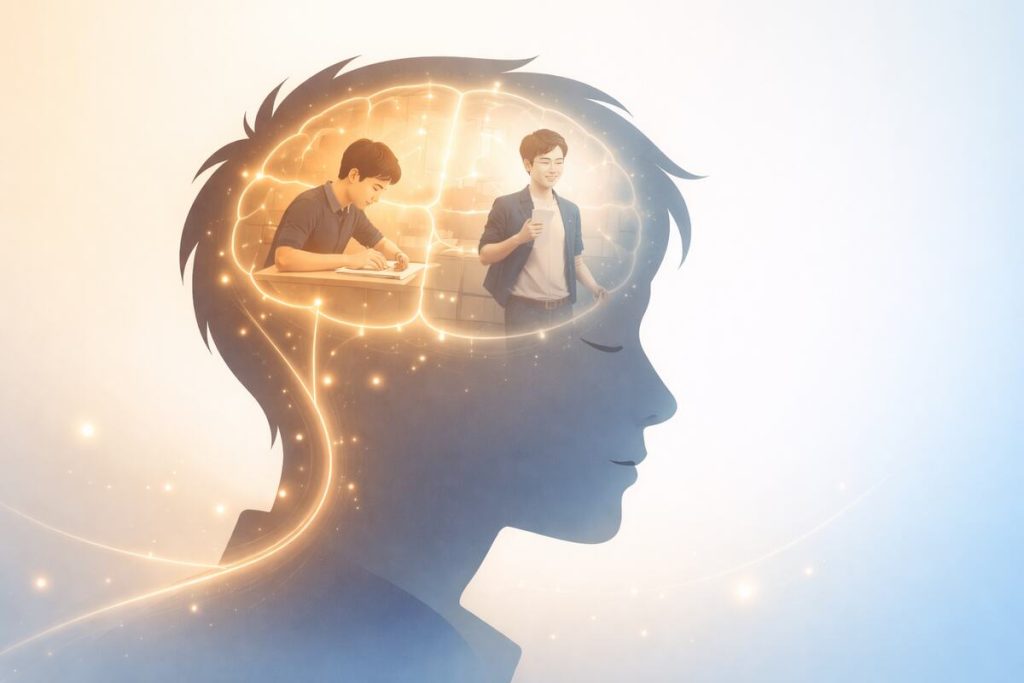 How Visualization Strategies Can Improve Test Performance Brain visualizing real and imagined exam performance through neural activity